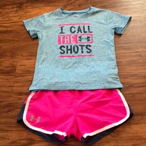Under Armour Girl’s size 6 set